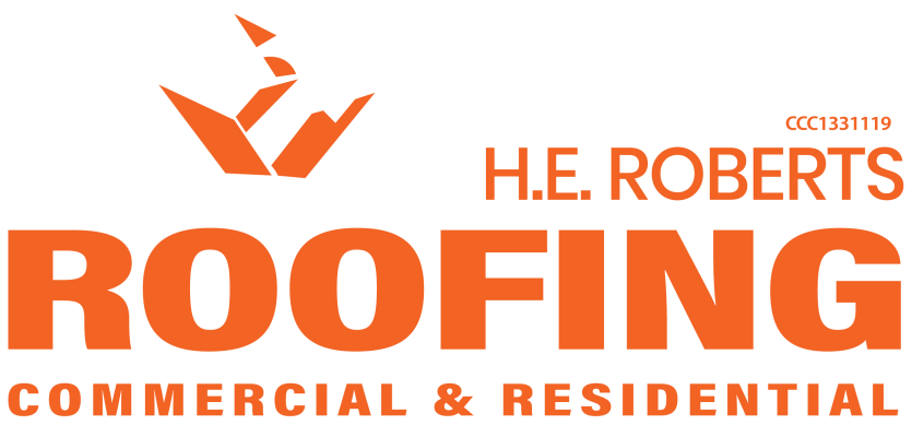 H E Roberts Roofing Logo